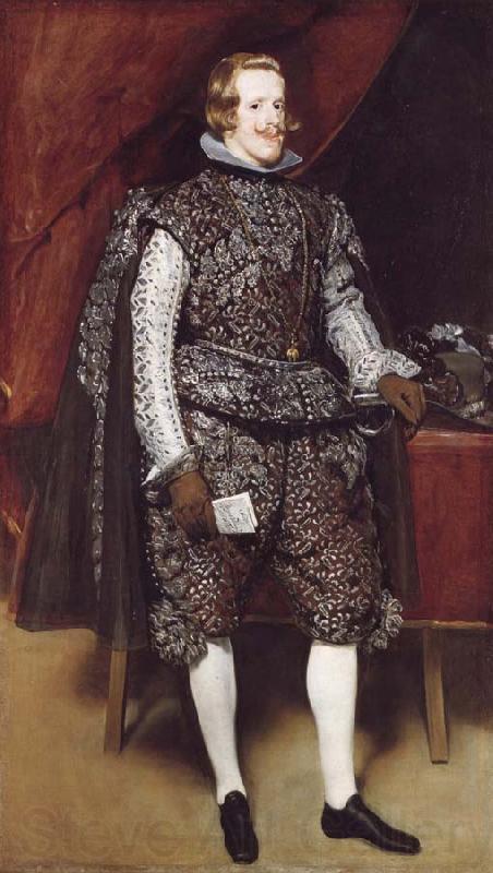 Diego Velazquez Philip IV of Spain in Brown and Silver Norge oil painting art